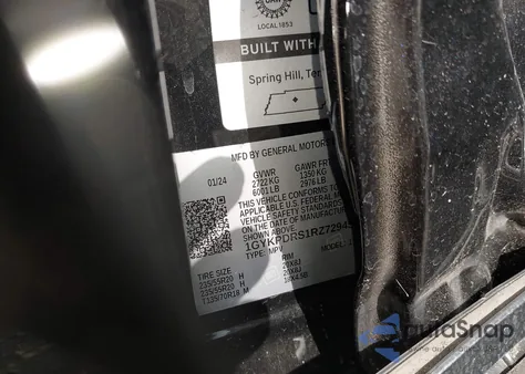 2024 Cadillac Xt6 Awd Premium Luxury из США, поврежденный, VIN 1GYKPDRS1RZ729451